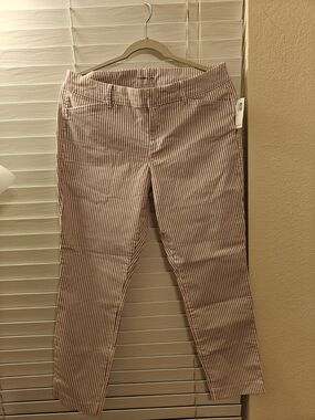 Old Navy Trousers with Brownish Stripes